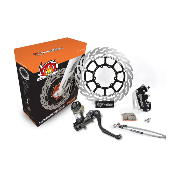 Moto-Master Supermoto Kit 320 Flame Bremsscheibe Bremssattel Bremspumpe 313092R