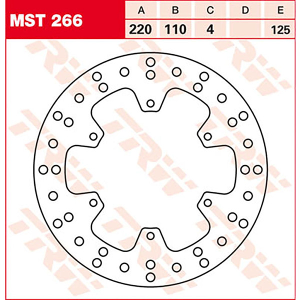 Bremsscheibe TRW MST266