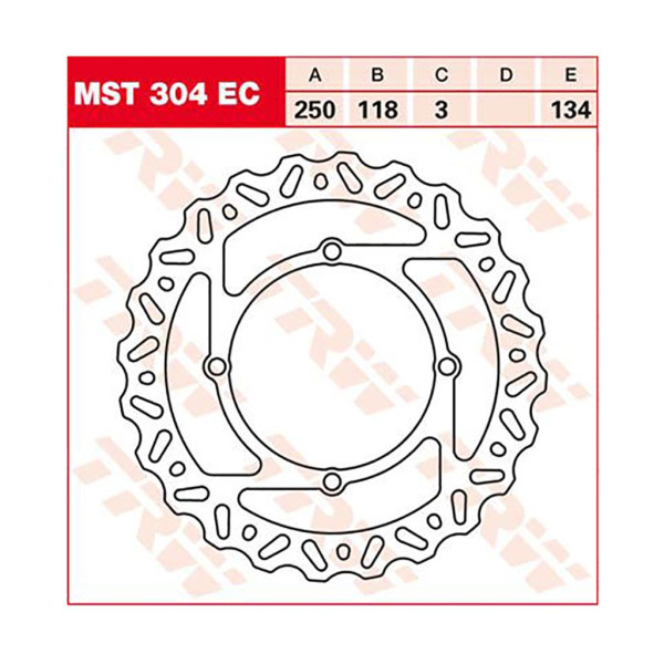 Bremsscheibe TRW MST304EC Eco Offroad