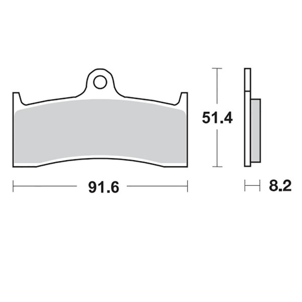 Bremsbelag Moto-Master 403501 RoadPRO Sinter vorn