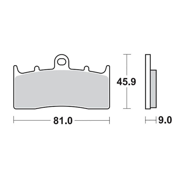 Bremsbelag Moto-Master 405901 RoadPRO Sinter vorn