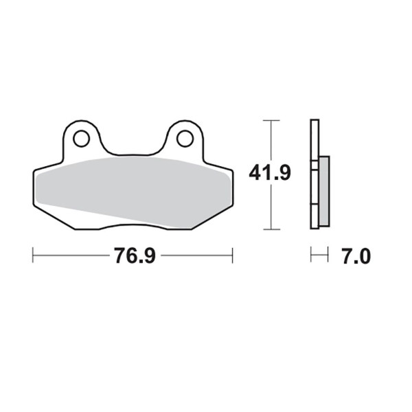 Bremsbelag Moto-Master 411604 RoadPRO Ceramic