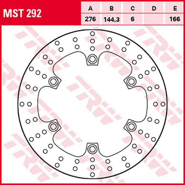 Bremsscheibe TRW MST292