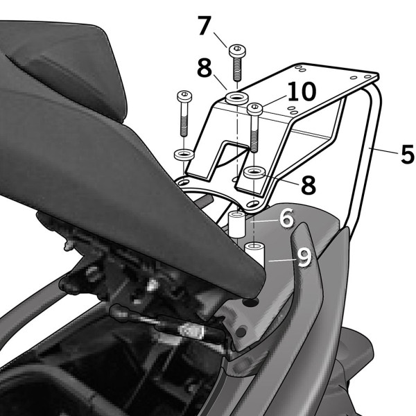 Gepäckträger SHAD Y0TM59ST