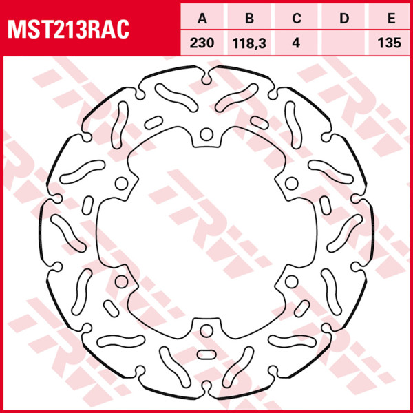 Bremsscheibe TRW MST213RAC