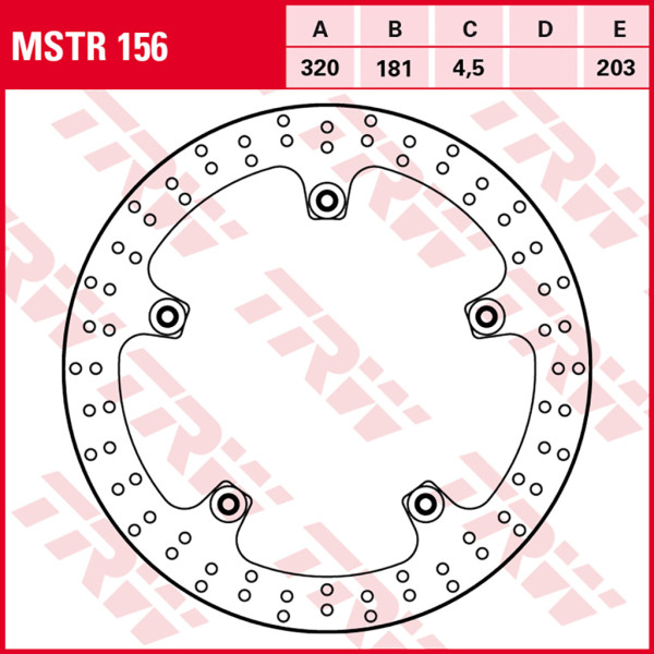 Bremsscheibe TRW MSTR156 revited