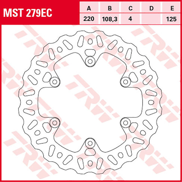 Bremsscheibe TRW MST279EC Eco Offroad