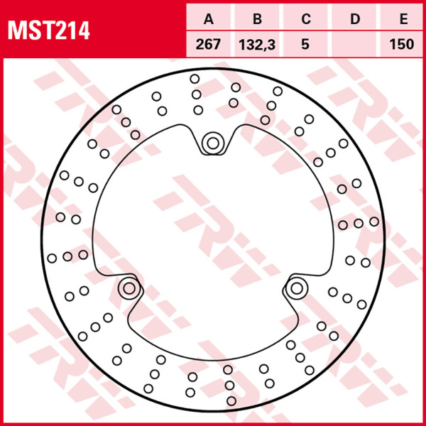 Bremsscheibe TRW MST214