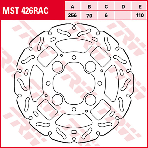 Bremsscheibe TRW MST426RAC