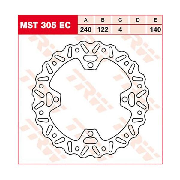 Bremsscheibe TRW MST305EC Eco Offroad