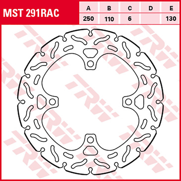 Bremsscheibe TRW MST291RAC