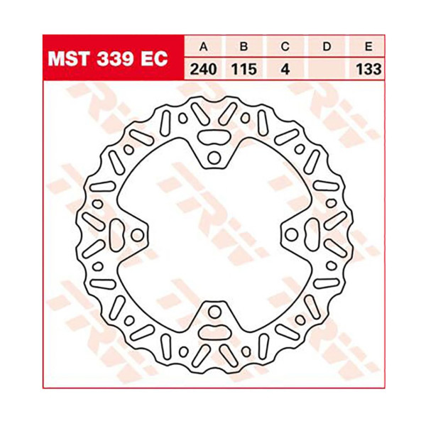 Bremsscheibe TRW MST339EC Eco Offroad