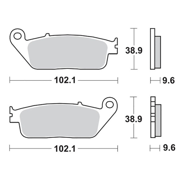 Bremsbelag Moto-Master 402604 RoadPRO Ceramic